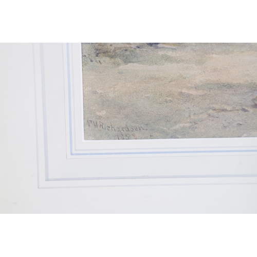 335 - THOMAS MILES RICHARDSON JNR (1813-1890). BEILSTEIN ON THE MOSEL. Signed and dated 1858, also inscrib... 