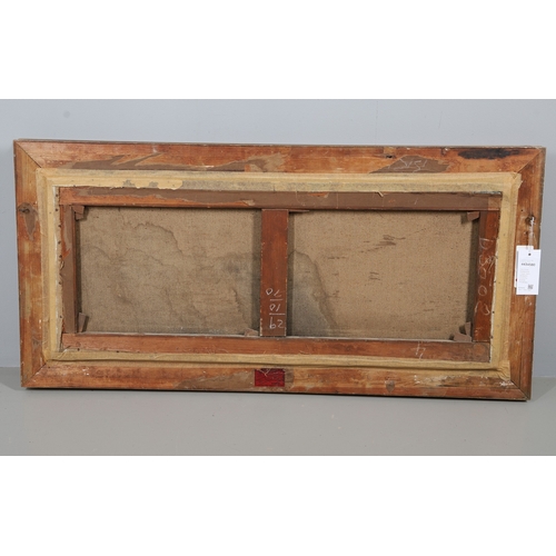 351 - GUSTAVE MAINCENT (1848-1897). ADRIATIC COASTAL SCENE, PROBABLY NORTH ITALY. Signed lower left, oil o... 