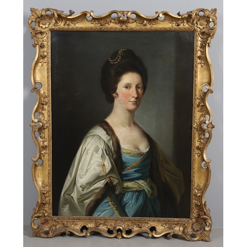 371 - ATTRIBUTED TO FRANCIS COTES RA (1726  1770). PORTRAIT OF CLEMENTINA STEWART OF GRANDTULLY (c. 1730-... 