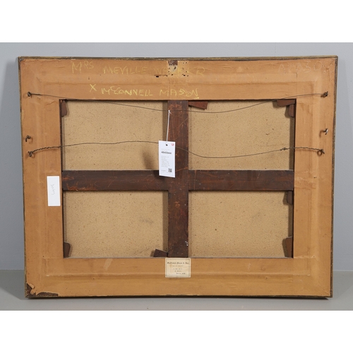 387 - SCHOOL OF PETER MONAMY (1681-1749). 'ARRIVAL OF GEORGE II IN ENGLAND AFTER A VISIT TO HANOVER'. Oil ... 