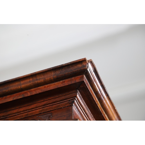 405 - A LATE 17TH/EARLY 18TH CENTURY WALNUT LONGCASE CLOCK BY JOHN CLOWES. the 11