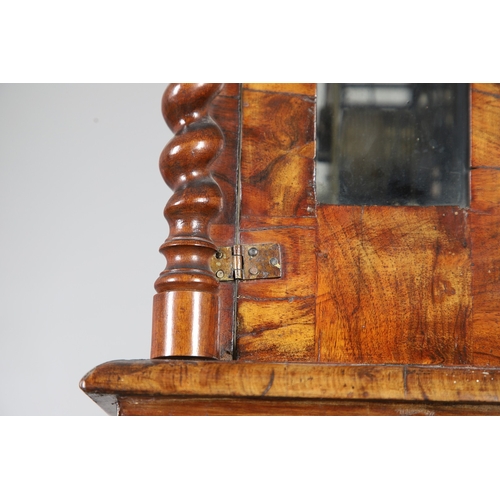 405 - A LATE 17TH/EARLY 18TH CENTURY WALNUT LONGCASE CLOCK BY JOHN CLOWES. the 11