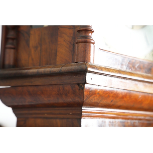 405 - A LATE 17TH/EARLY 18TH CENTURY WALNUT LONGCASE CLOCK BY JOHN CLOWES. the 11