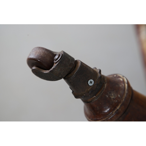 476 - A WILLIAM IV GILLOWS STYLE MAHOGANY LIBRARY CHAIR. the concave back to overstuffed arms, carved reed... 