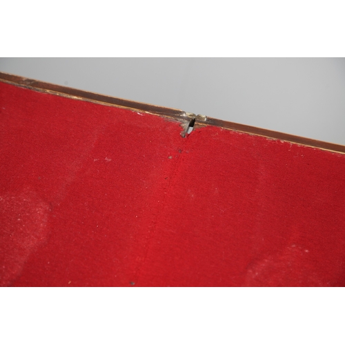 483 - A PAIR OF EDWARDIAN SHERATON STYLE MAHOGANY CARD TABLES. the canted rectangular tops crossbanded wit... 