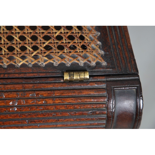 491 - A REGENCY MAHOGANY METAMORPHIC ARMCHAIR, IN THE MANNER OF MORGAN & SANDERS. converting to a flight o... 