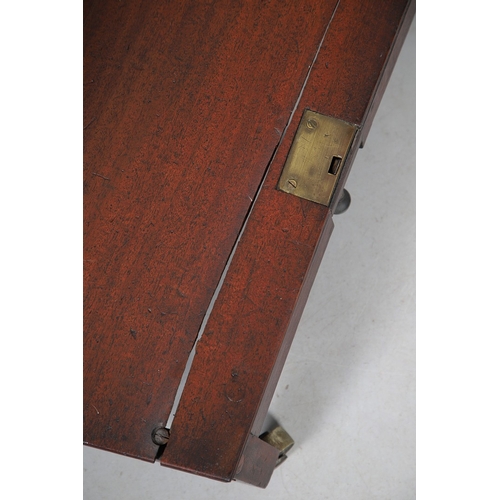 491 - A REGENCY MAHOGANY METAMORPHIC ARMCHAIR, IN THE MANNER OF MORGAN & SANDERS. converting to a flight o... 