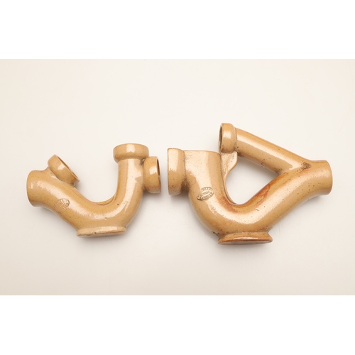 624 - UNUSUAL DOULTON LAMBETH TRADESMAN SAMPLES. An interesting collection of stoneware miniature pipes, m... 