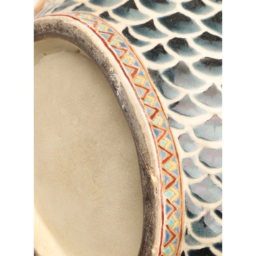 656 - JAPANESE COCKEREL SATSUMA TEAPOT. Meiji period, an unusual Satsuma teapot in the form of a Cockerel.... 