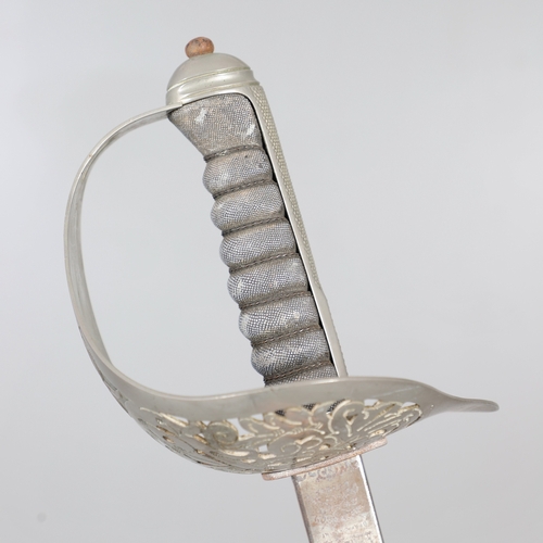 102 - A ROYAL ARTILLERY 1897 PATTERN SWORD BY WILKINSON. An 1897 Pattern Infantry Officers sword with an 8... 