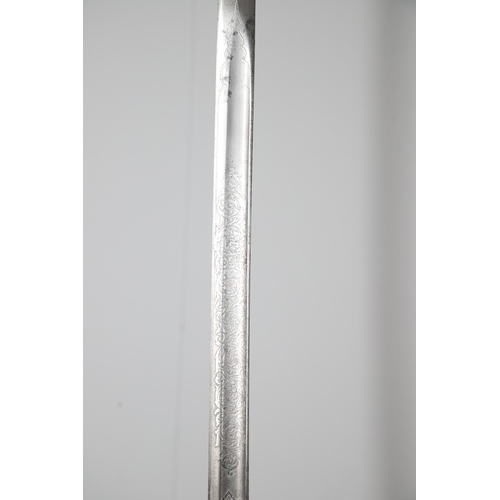 102 - A ROYAL ARTILLERY 1897 PATTERN SWORD BY WILKINSON. An 1897 Pattern Infantry Officers sword with an 8... 
