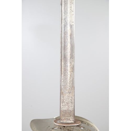 102 - A ROYAL ARTILLERY 1897 PATTERN SWORD BY WILKINSON. An 1897 Pattern Infantry Officers sword with an 8... 