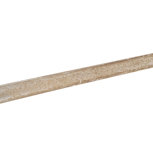 104 - A GEORGE V 1897 PATTERN SWORD. An 1897 Pattern Infantry Officers sword with an 83 cm pointed unsharp... 