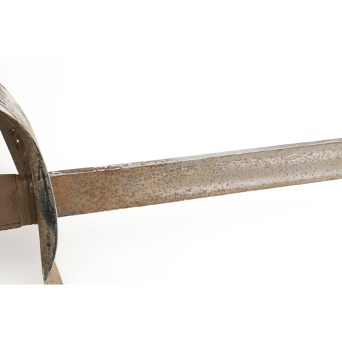 104 - A GEORGE V 1897 PATTERN SWORD. An 1897 Pattern Infantry Officers sword with an 83 cm pointed unsharp... 
