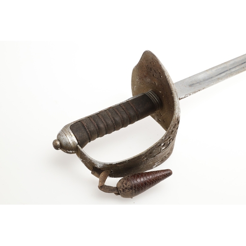 104 - A GEORGE V 1897 PATTERN SWORD. An 1897 Pattern Infantry Officers sword with an 83 cm pointed unsharp... 