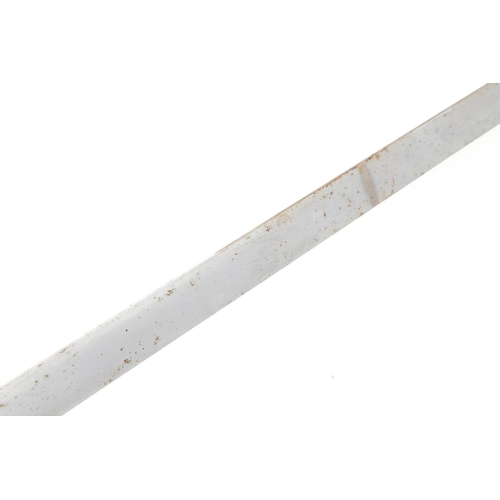 104 - A GEORGE V 1897 PATTERN SWORD. An 1897 Pattern Infantry Officers sword with an 83 cm pointed unsharp... 