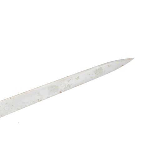 104 - A GEORGE V 1897 PATTERN SWORD. An 1897 Pattern Infantry Officers sword with an 83 cm pointed unsharp... 