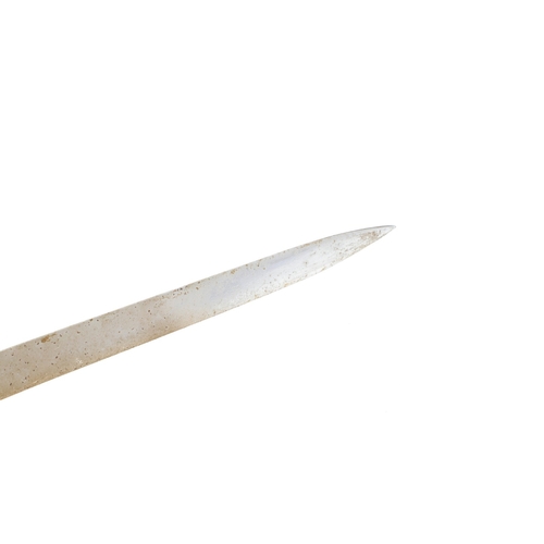 104 - A GEORGE V 1897 PATTERN SWORD. An 1897 Pattern Infantry Officers sword with an 83 cm pointed unsharp... 