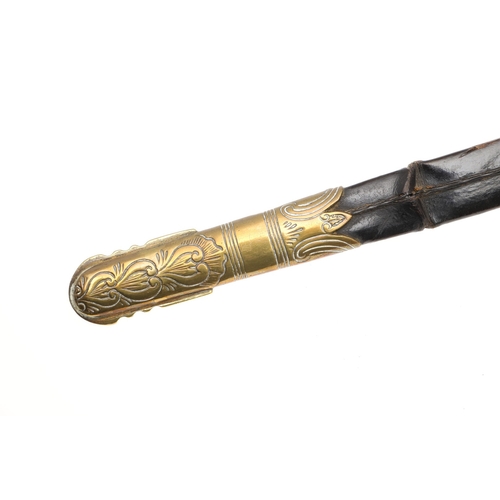 107 - A GEORGE V MIDSHIPMAN'S DIRK BY ARMY AND NAVY COOPERATIVE SOCIETY. With a 45.5 cm tapering blade wit... 