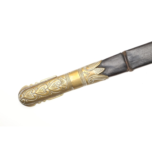 107 - A GEORGE V MIDSHIPMAN'S DIRK BY ARMY AND NAVY COOPERATIVE SOCIETY. With a 45.5 cm tapering blade wit... 