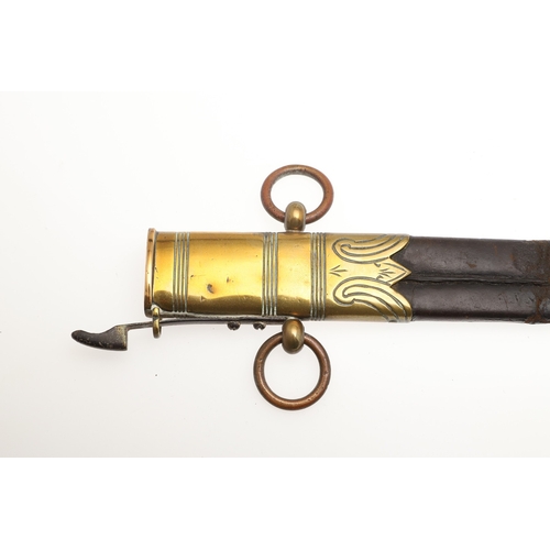 108 - AN EDWARD VII MIDSHIPMAN'S DIRK BY GIEVE, MATTHEWS AND SEAGRIVE. With a 45.5 cm tapering blade with ... 