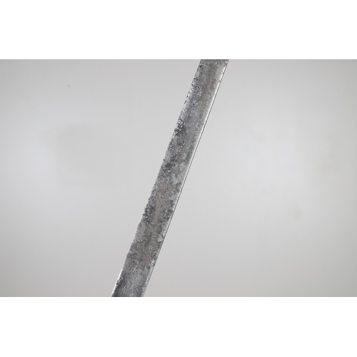 109 - A VICTORIAN MIDSHIPMAN'S DIRK AND SCABBARD. With a 44 cm straight, pointed unfullered blade, the cro... 