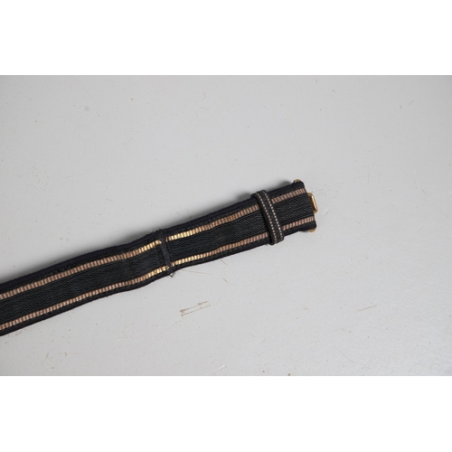 110 - A DUTCH NAVAL OFFICERS SWORD, SCABBARD AND BELT BY EICKHORN OF SOLINGEN. The 90 cm, curved, spear po... 