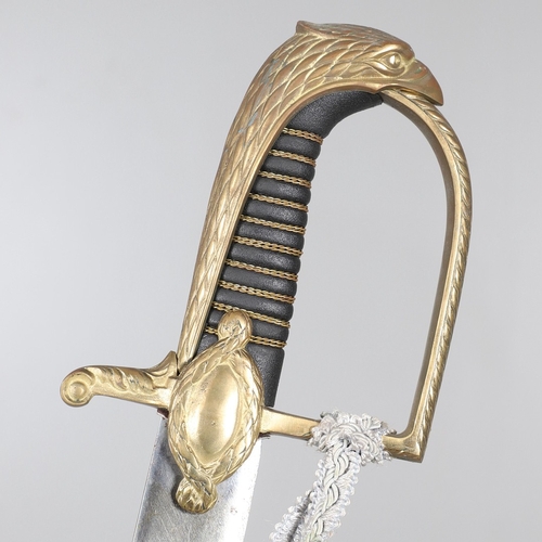 116 - A POLISH 1921/22 PATTERN CAVALRY OFFICERS SABRE. With a 77cm curved and pointed blade decorated with... 