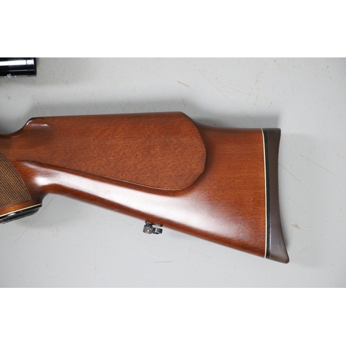 76 - A WEIHRAUCH HW 77 .22 AIR RIFLE. A .22 air rifle with a 39.5 cm barrel, variously stamped: Weihrauch... 