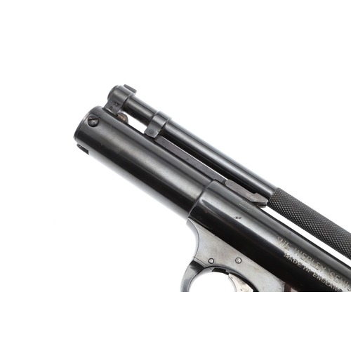 77 - A WEBLEY .177 SENIOR AIR PISTOL NUMBER 468. A Webley 'Senior' Air Pistol, Webley and Scott Ltd Birmi... 