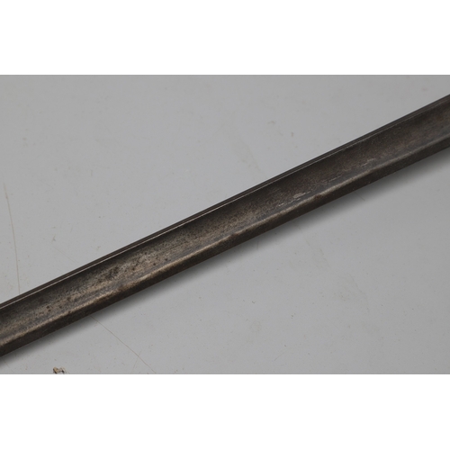 79 - A 1796 PATTERN INFANTRY OFFICER'S SWORD. With an 80.5 cm straight, pointed, fullered blade. Double s... 