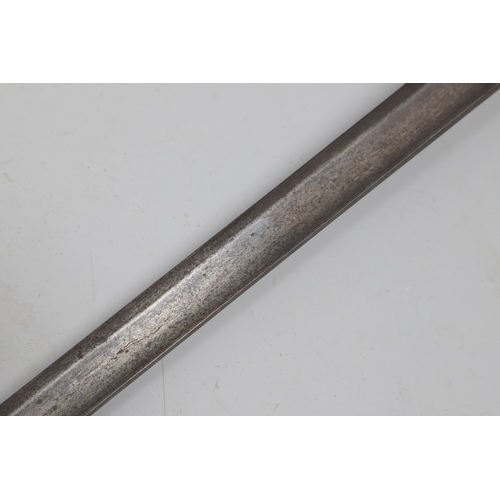 79 - A 1796 PATTERN INFANTRY OFFICER'S SWORD. With an 80.5 cm straight, pointed, fullered blade. Double s... 