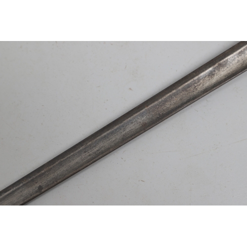 79 - A 1796 PATTERN INFANTRY OFFICER'S SWORD. With an 80.5 cm straight, pointed, fullered blade. Double s... 