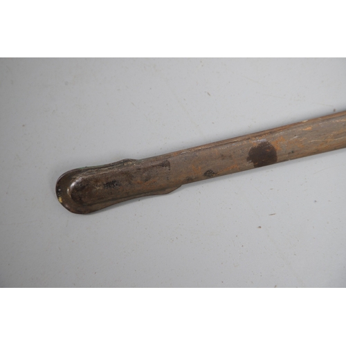 80 - A FINE 1796 PATTERN INFANTRY OFFICERS SWORD AND SCABBARD. With an 80 cm straight, fullered single ed... 