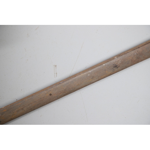 80 - A FINE 1796 PATTERN INFANTRY OFFICERS SWORD AND SCABBARD. With an 80 cm straight, fullered single ed... 