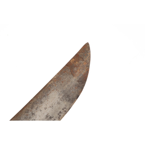 83 - A 1796 PATTERN LIGHT CAVALRY OFFICER'S SWORD. With a broad 82 cm curved, single edged, pointed blade... 