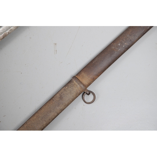 86 - A VICTORIAN 1821 PATTERN SWORD AND SCABBARD BY HENRY WILKINSON. With a well decorated 88 cm pointed,... 