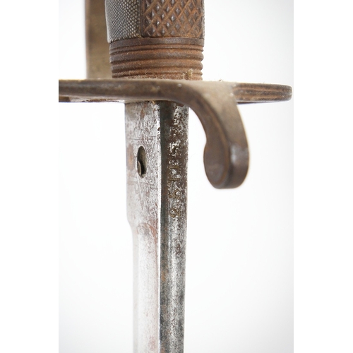 86 - A VICTORIAN 1821 PATTERN SWORD AND SCABBARD BY HENRY WILKINSON. With a well decorated 88 cm pointed,... 