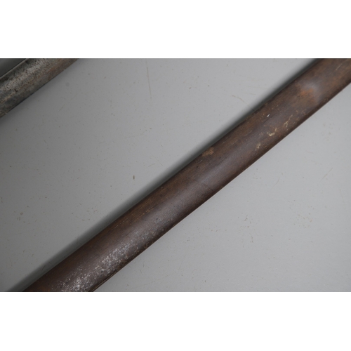 86 - A VICTORIAN 1821 PATTERN SWORD AND SCABBARD BY HENRY WILKINSON. With a well decorated 88 cm pointed,... 