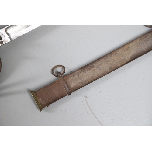 86 - A VICTORIAN 1821 PATTERN SWORD AND SCABBARD BY HENRY WILKINSON. With a well decorated 88 cm pointed,... 