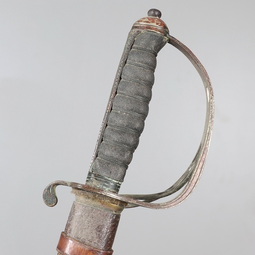 87 - A GEORGE V ROYAL ARTILLERY 1821 PATTERN SWORD AND SCABBARD BY G. B. WINTER AND SON. With an 89 cm po... 