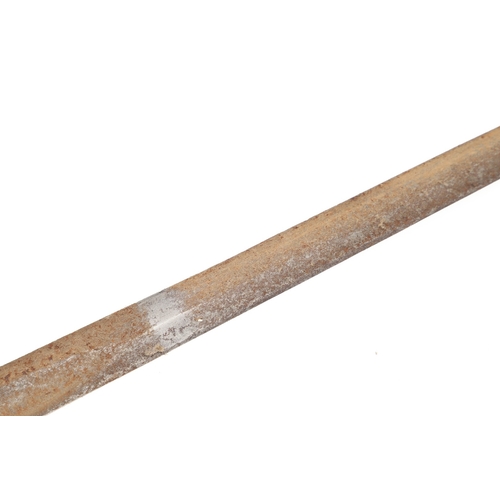 89 - AN 1821 PATTERN ROYAL ARTILLERY OFFICER'S SWORD. With a well decorated 85 cm pointed, single edged a... 