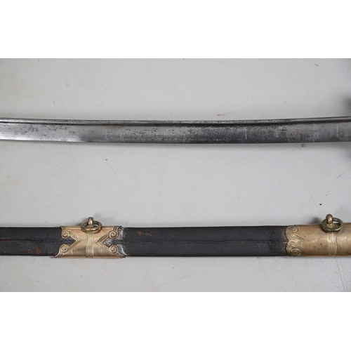 90 - A FINE GEORGE IV 1822 PATTERN SANDHURST PRESENTATION SWORD BY PROSSER, DATED 1822. A presentation sw... 