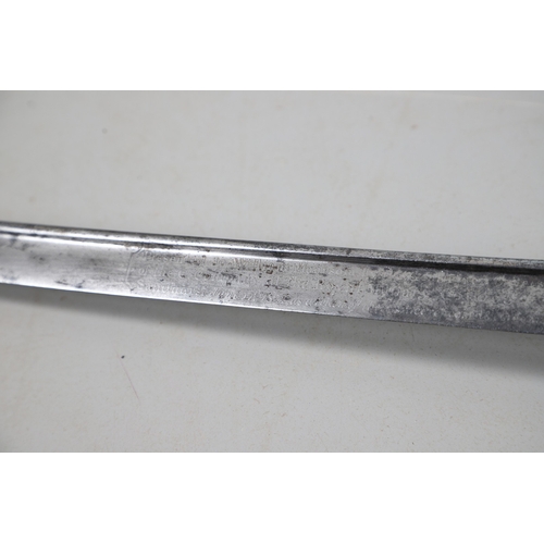 90 - A FINE GEORGE IV 1822 PATTERN SANDHURST PRESENTATION SWORD BY PROSSER, DATED 1822. A presentation sw... 