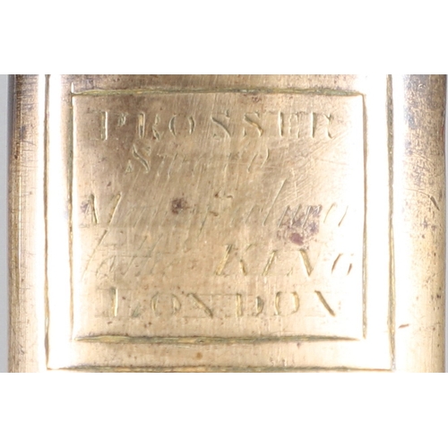 90 - A FINE GEORGE IV 1822 PATTERN SANDHURST PRESENTATION SWORD BY PROSSER, DATED 1822. A presentation sw... 