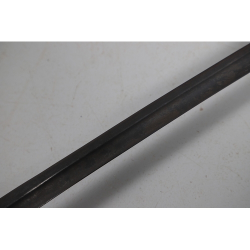 91 - A VICTORIAN 1822 PATTERN INFANTRY OFFICER'S SWORD. With an 80 cm slightly curved, pointed blade with... 