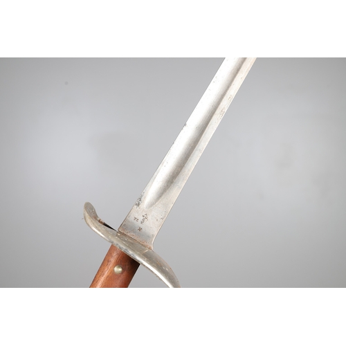 99 - AN 1890 PATTERN CAVALRY TROOPERS SWORD AND SCABBARD. With an 87 cm slightly curved and pointed blade... 