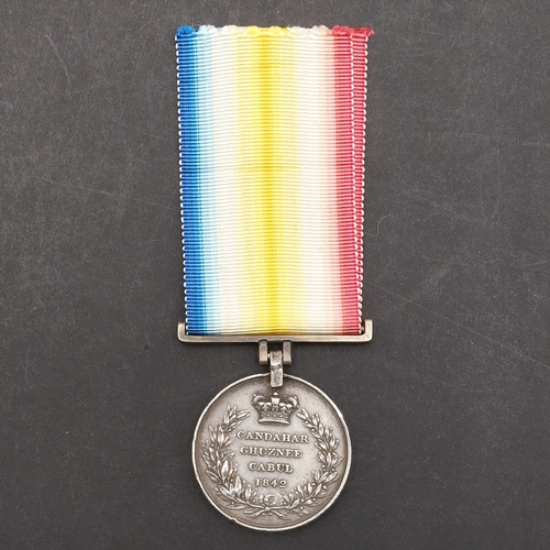 801 - A CANDAHAR, GHUZNEE CABUL MEDAL 1843 TO A FATALITY WITH THE 40TH REGIMENT OF FOOT (2ND SOMERSETSHIRE... 