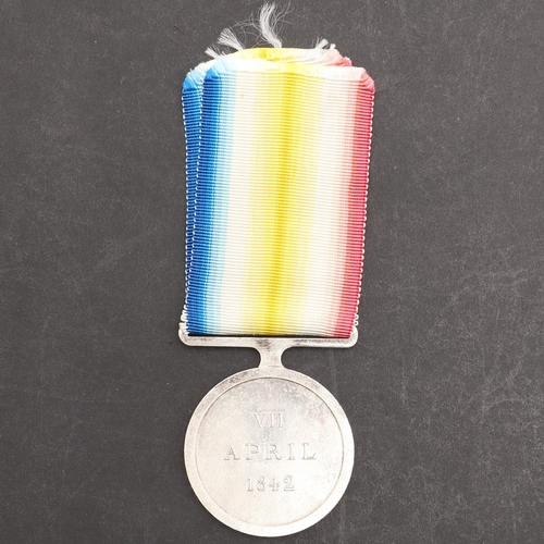 803 - A DEFENCE OF JELLALABAD MEDAL, 1842, AN ORIGINAL CALCUTTA PRODUCED EXAMPLE. A Jellalalbad Medal, fir... 