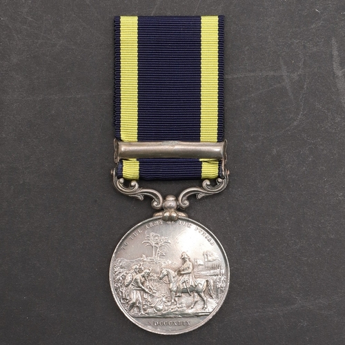 815 - A PUNJAB MEDAL 1848-49 WITH CHILIANWALA CLASP TO A FATALITY WITH THE 24TH FOOT. A Punjab medal with ... 